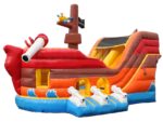Pirate Ship Inflatable Slide