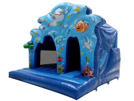 Commercial Bounce House With Slide