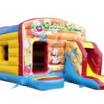 Clown Bounce House With Slide