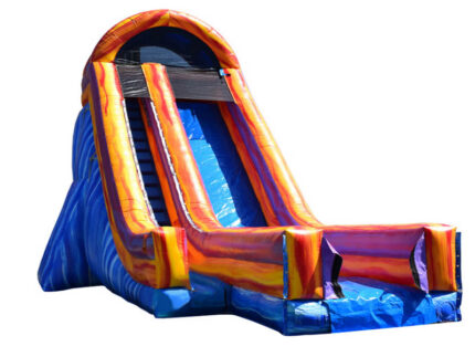 Blue Marble Blast Dry Inflatable Slide