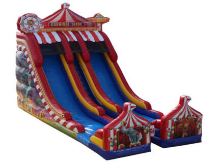 Double Lane Carnival Slide