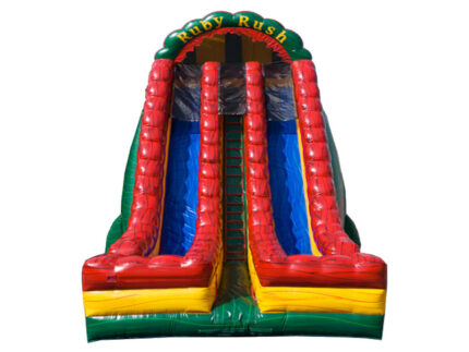 27ft Ruby Rush Dual Lane Slide