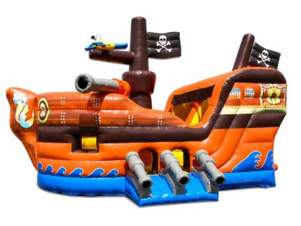 Inflatable Pirate Ship Slide Combo