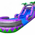 15ft Purple Crush Inflatable Water Slide