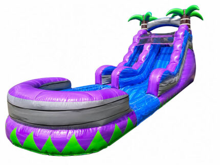15ft Purple Crush Inflatable Water Slide