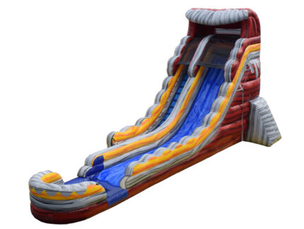 22ft Volcano Inflatable Water Slide With Pool
