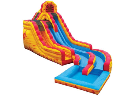 Fire ‘n’ Ice With Pool Water Slide