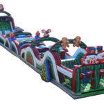 95ft Christmas Radical Run Obstacle Course
