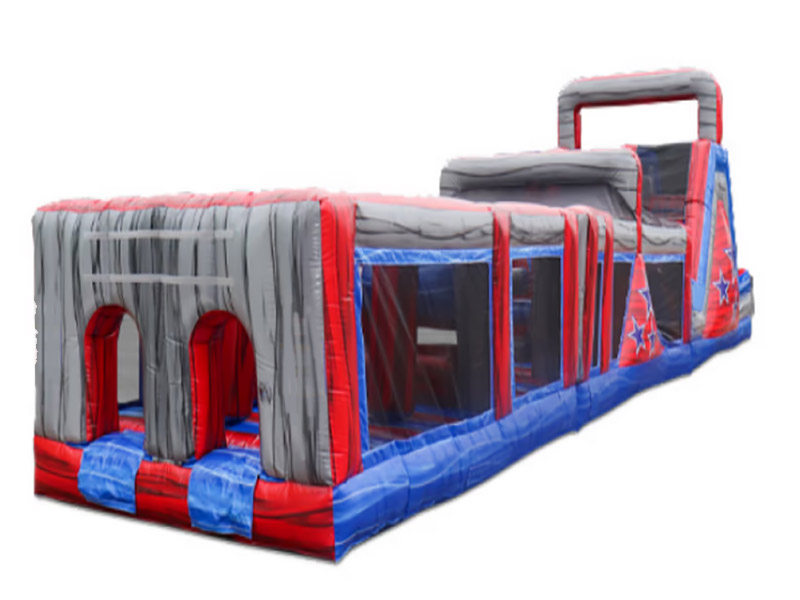 E105213 65' Mega Infusion Obstacle Course - Image 1