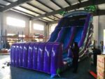 Purple Marble Dual Lane Inflatable Dry Slide - Image 5