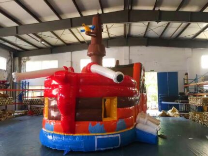 Pirate Ship Inflatable Slide