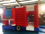 Fire Department Inflatable Bounce House Slide - Image 2